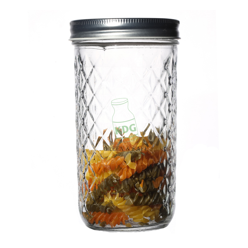 Supply Multiple Capacity Width Mouth Food Storage Empty Glass Jar Factory