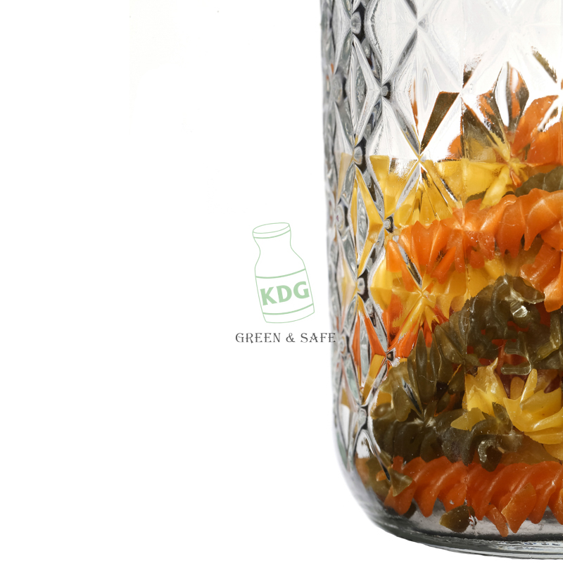 Supply Multiple Capacity Width Mouth Food Storage Empty Glass Jar Factory