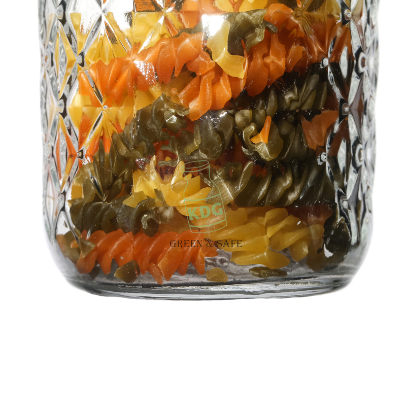 Supply Multiple Capacity Width Mouth Food Storage Empty Glass Jar Factory