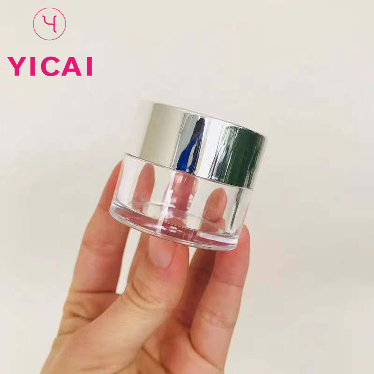 Supply Professional 1 Oz 2oz Clear Small Recycled Plastic Cosmetic Container PETG Jar