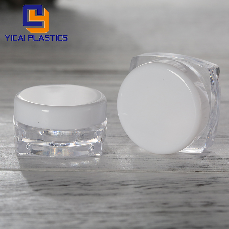 Supply Professional New Design 30g 50g Small Acrylic Plastic Cosmetic Jar