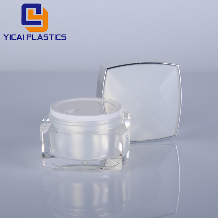 Supply Professional New Design 30g 50g Small Acrylic Plastic Cosmetic Jar