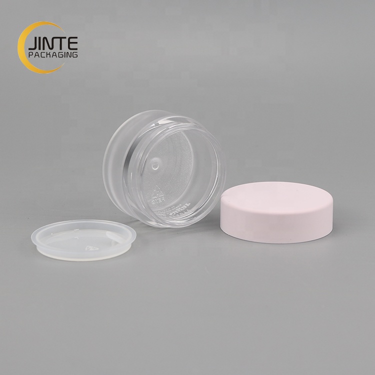 Sweet Lovely Container Cosmetic Jars Pink Lid Cosmetic Jars Lip Scrub Jars1/2 oz 1oz 3oz 4oz For Acrylic Powder