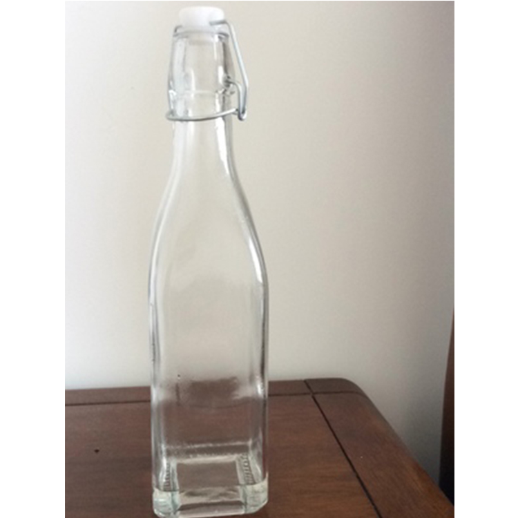 Swing Top Bottles Glass Kombucha Fruit Beverage Beer Liquor 32 oz Clear Flask Airtight Seal Stopper