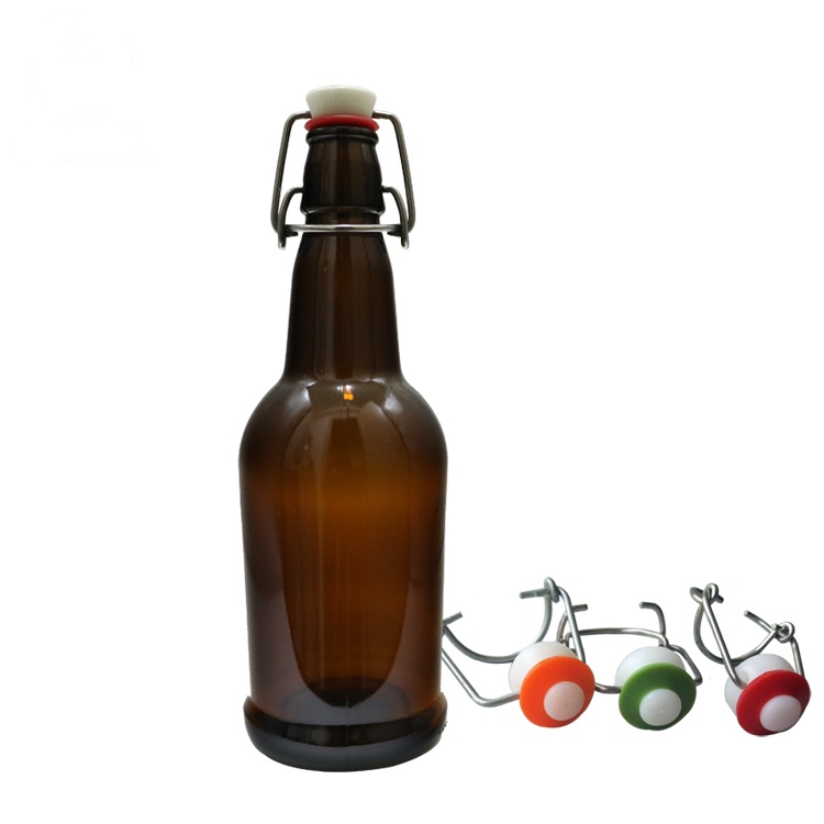Swing Tops 500ml Beer Empty Amber Colored Glass Bottle Price