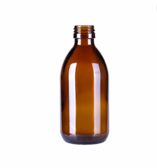 Syrup Medicine Glass Bottle and Childproof Cap Amber Glass Pharmaceutical Grade Bottles,amber Screen Printing Screw Cap 125ml