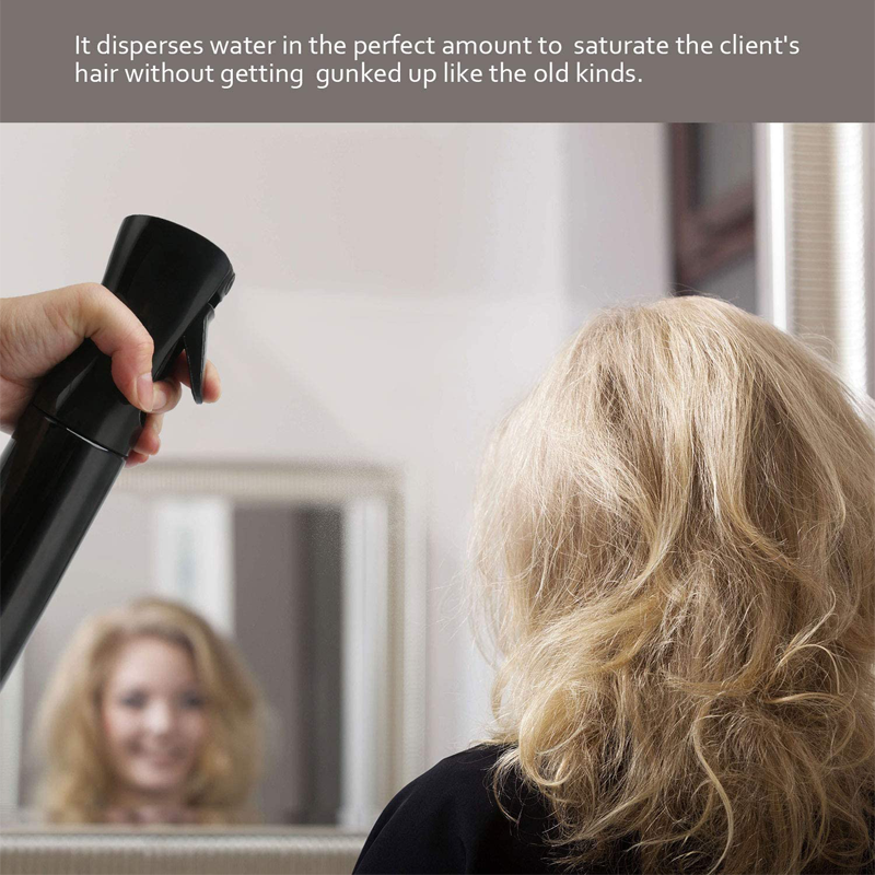 Syvigor 360ML Hair Spray Bottle for Travel Mist Water Squirt Hairspray Clear Plastic Empty Atomizer