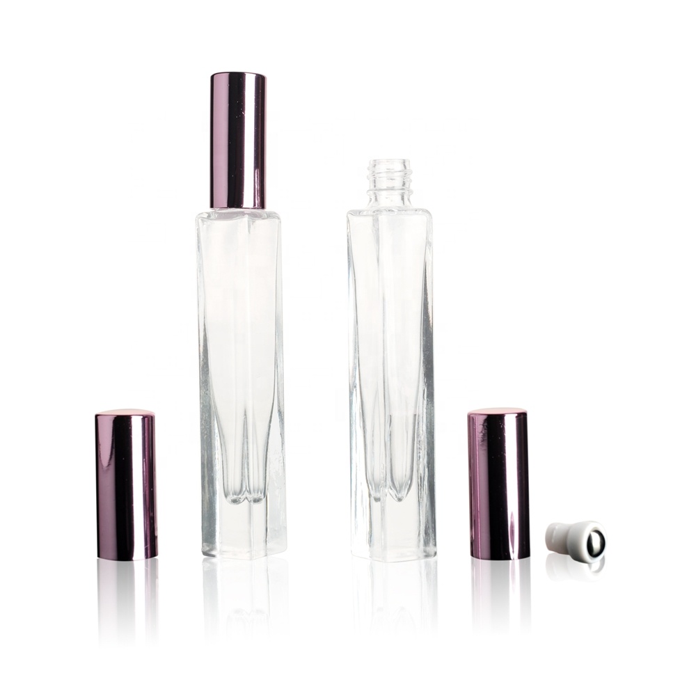TP-3-30 10ml Glass Roll On Bottle thick bottom Square and Round shape High quality