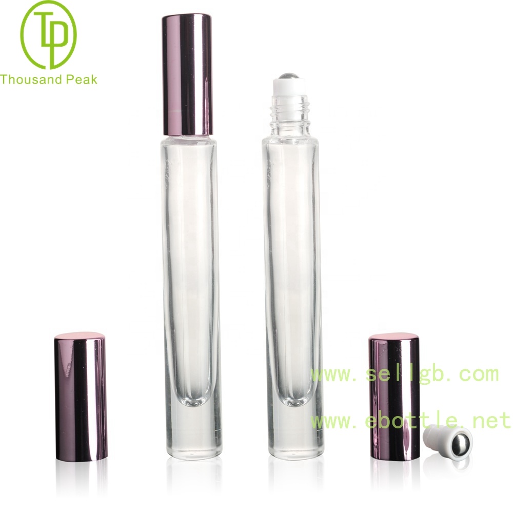 TP-3-30 10ml Glass Roll On Bottle thick bottom Square and Round shape High quality