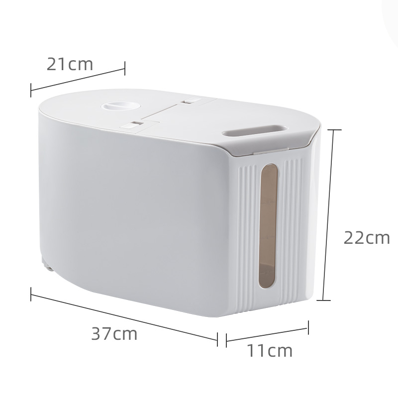 Taili Plastic Large Capacity Airtight Moisture-proof Insect-proof Sealed Cereal Grain Rice Dispenser Storage Container