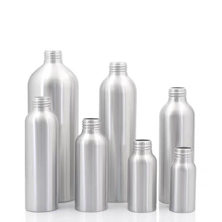 Tamper proof eco-friendly Figure Aluminum screw-on Bottle