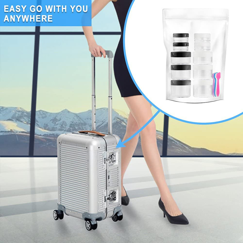 Tarros Cosmeticos Plastic Nail Face Cream Acrylic Jar Containers Cosmetic 50 g