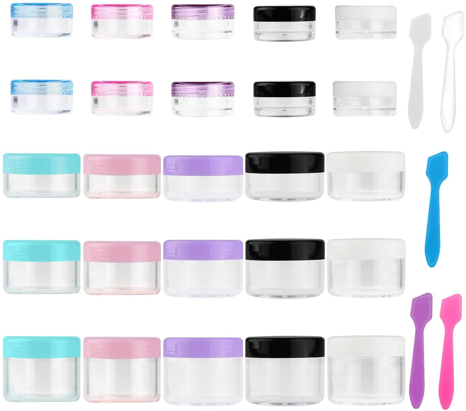 Tarros Cosmeticos Plastic Nail Face Cream Acrylic Jar Containers Cosmetic 50 g