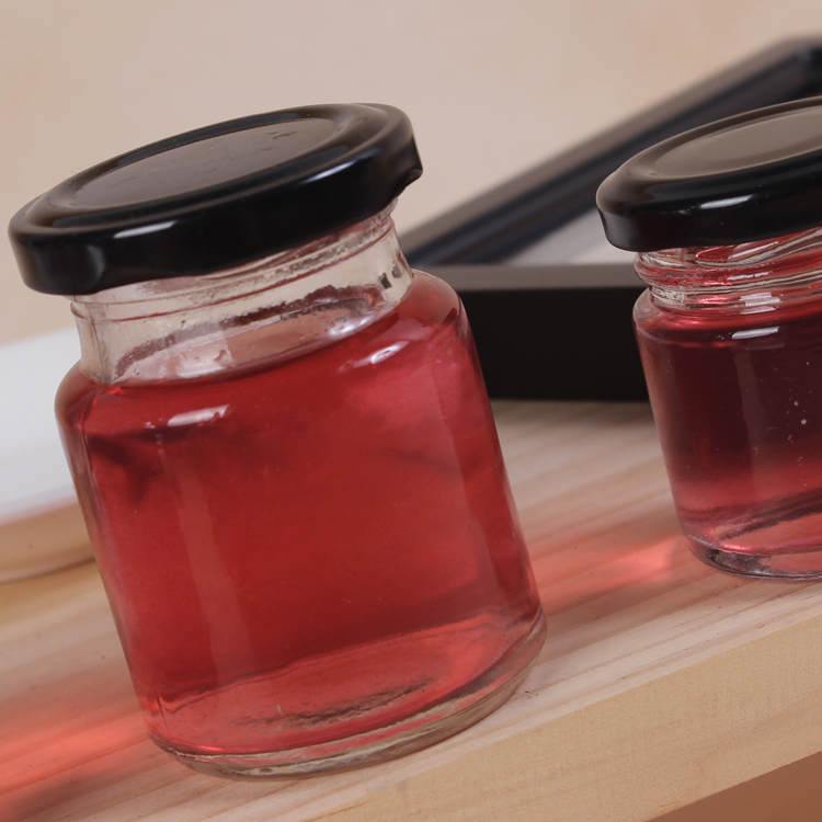 The Best 25ml 50ml 100ml Round Clear Glass Jar with Screw Lid for Bird's Nest