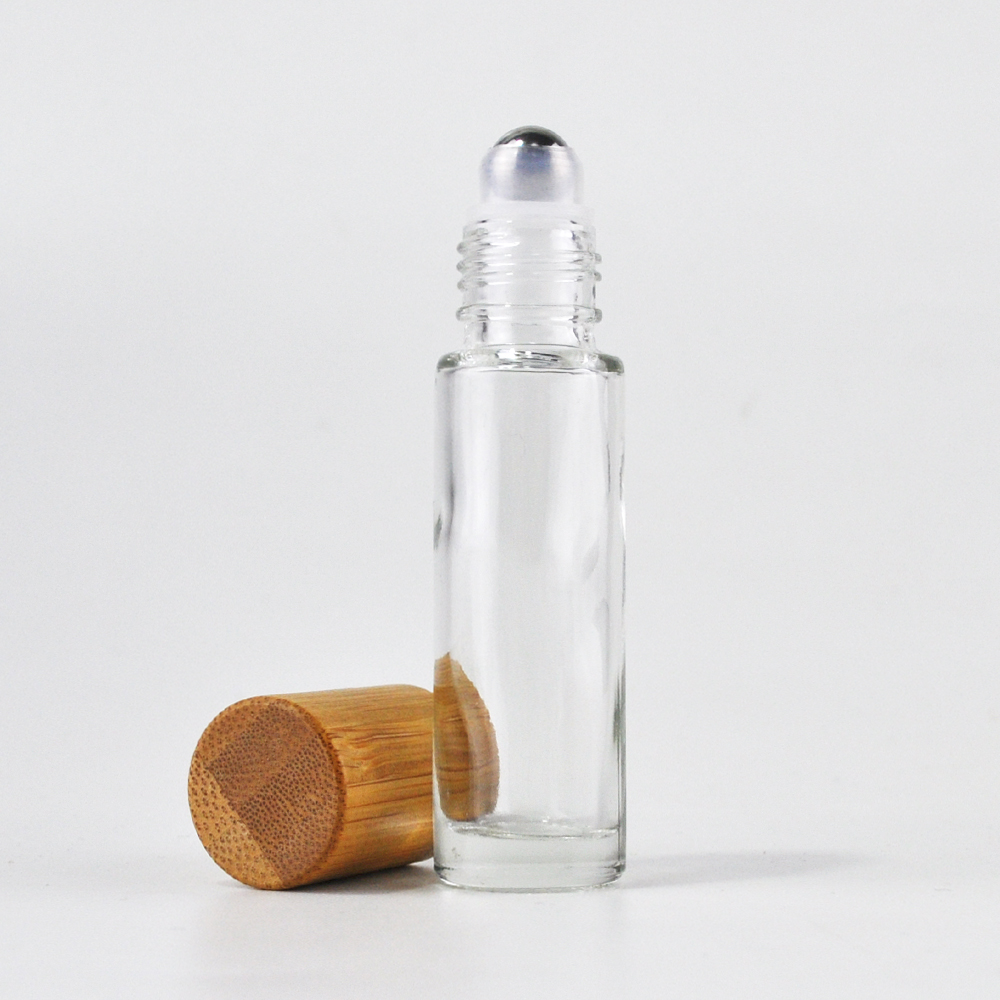 The most popular 10ml rollerballs glass essential oils for bamboo lid