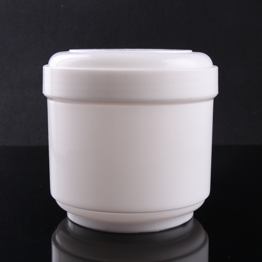 The new screw top cover  packaging white cosmetic jar, cream bottle for body lotion
