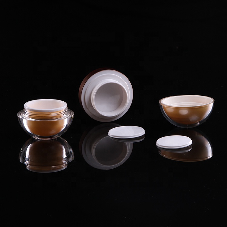 The stock double wall day and night face cream jar 20g+50g