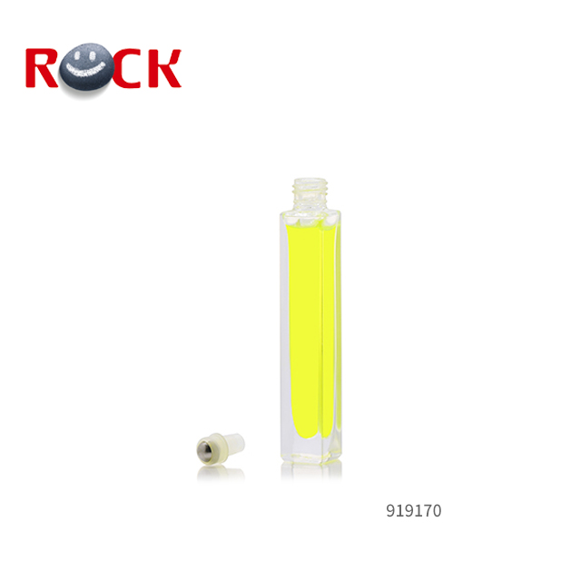 Thick Bottom 10ml Square Roll On Essential Oil Bottle Square Roller Bottle With Metal Roller Ball