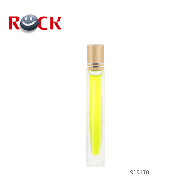 Thick Bottom 10ml Square Roll On Essential Oil Bottle Square Roller Bottle With Metal Roller Ball