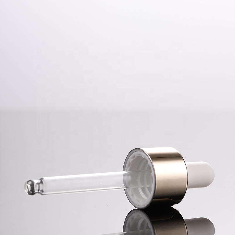 Thick Bottom Transparent 30ml Empty Glass Cosmetic Bottle Square Dropper Empty Essence Essential Oil Bottle