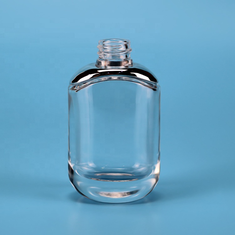 Thick Bottom Transparent 30ml Empty Glass Cosmetic Bottle Square Dropper Empty Essence Essential Oil Bottle