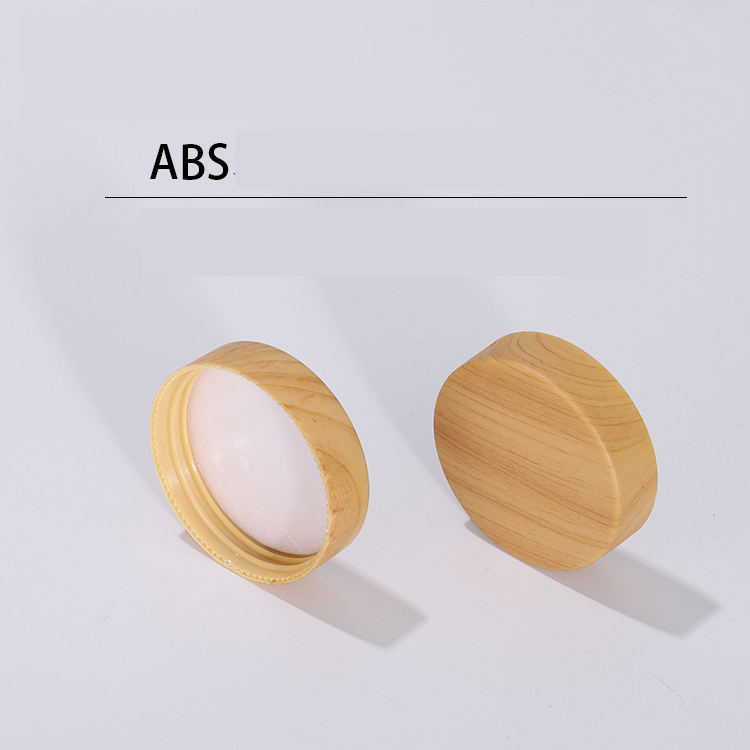 Thick Clear Glass Cream Jar 5g to 100g Cosmetic Cream Container with Wooden Lid