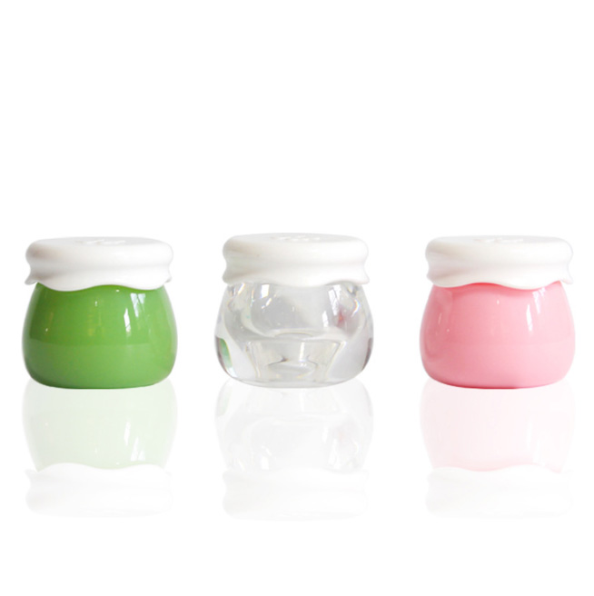 Thick Wall Round Leak Proof Clear Acrylic Jars for Beauty