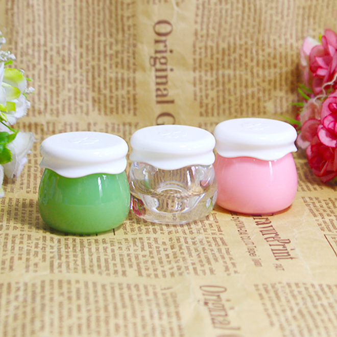 Thick Wall Round Leak Proof Clear Acrylic Jars for Beauty