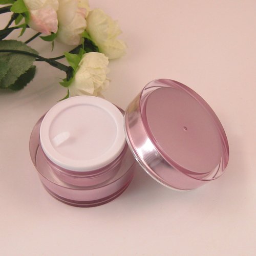 Thick Wall Shiny 15g 30g 50g 75g Plastic Hand Care Essential Cream Cosmetic Set Jar