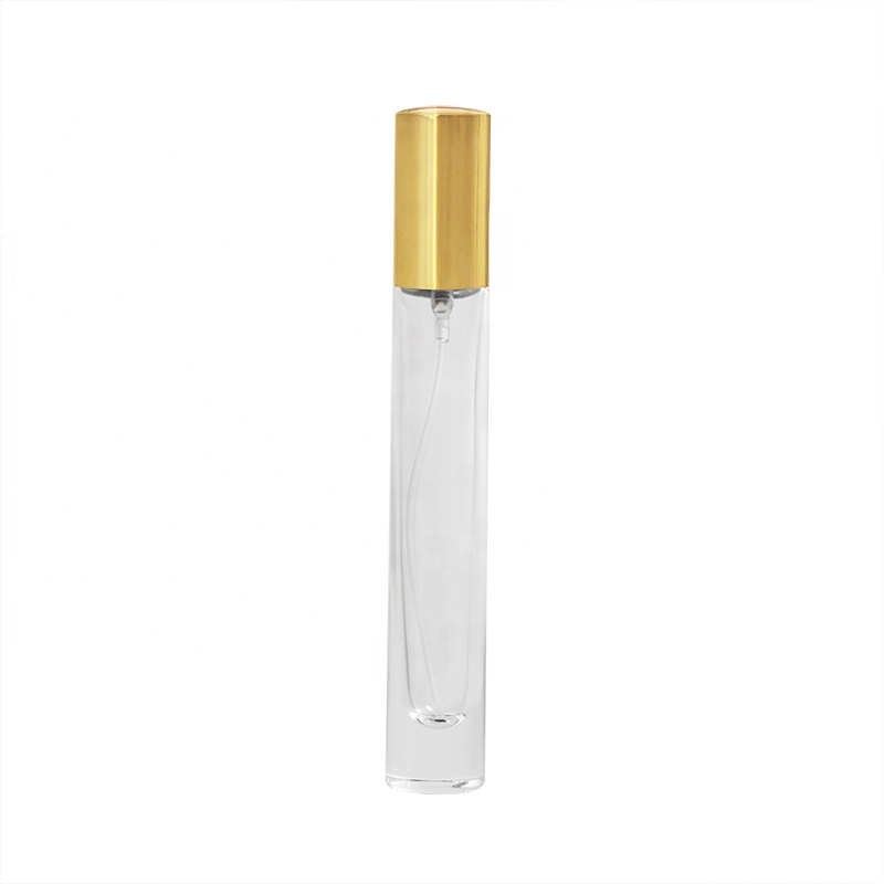 Thick bottom gold lid round glass lotion victoria secret perfume atomizer spray bottle