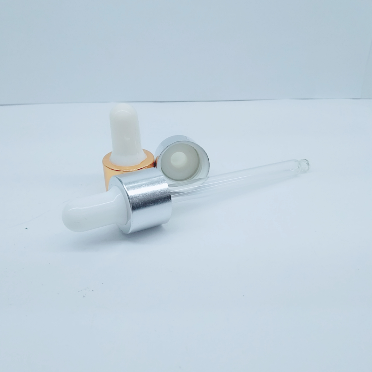 Thick bottom gradient green essential oil dropper glass bottle for 10ml 20ml 30ml 50ml 100ml