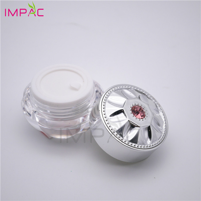 Thick wall cosmetic luxury 10ml lip scrub container with screw cap