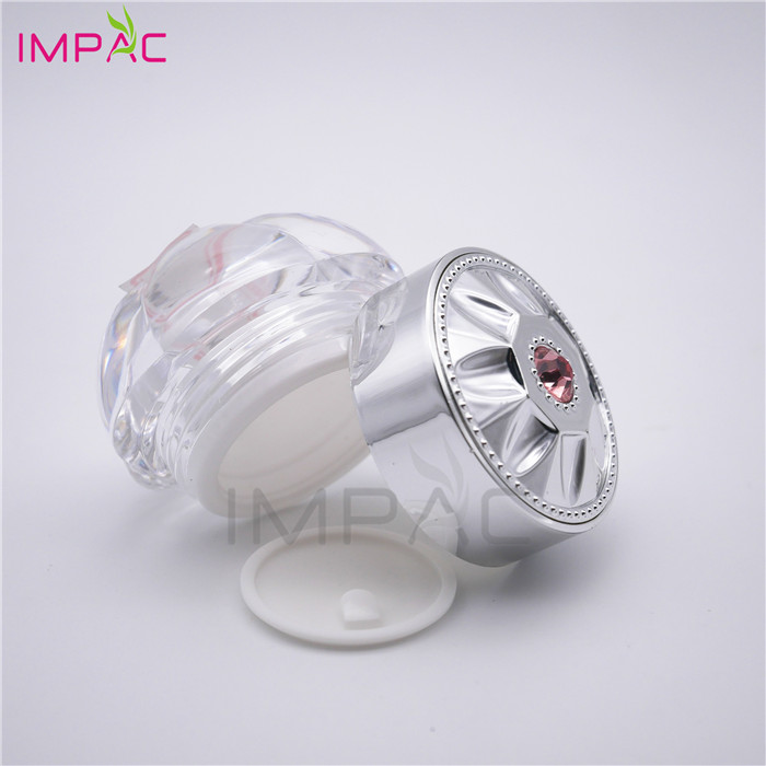 Thick wall cosmetic luxury 10ml lip scrub container with screw cap