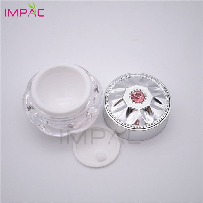 Thick wall cosmetic luxury 10ml lip scrub container with screw cap