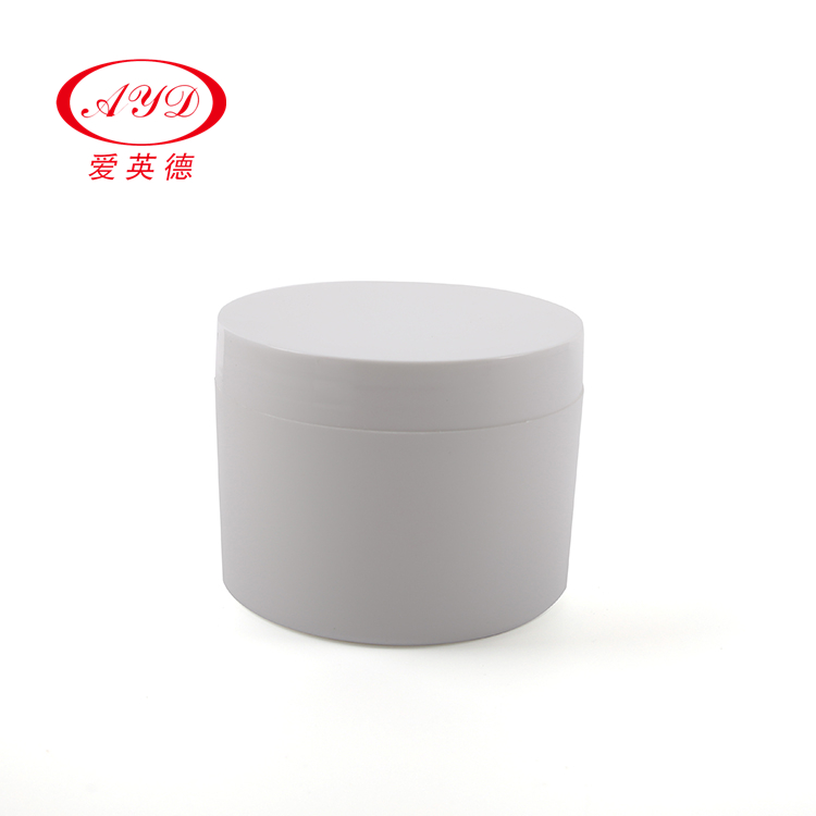 Thick wall double PP bottle 250g /8.8 oz  white cream jars container cosmetics cream jar