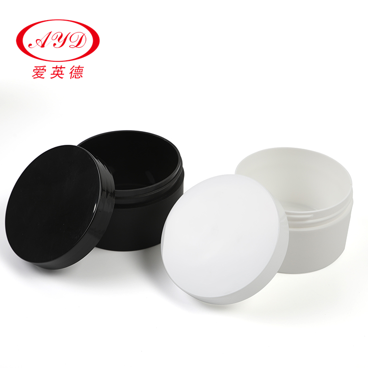 Thick wall double PP bottle 250g /8.8 oz white cream jars container cosmetics cream jar