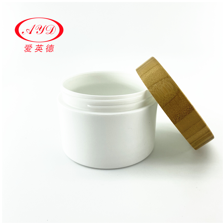 Thick wall double PP bottle 250g /8.8 oz white cream jars container cosmetics cream jar