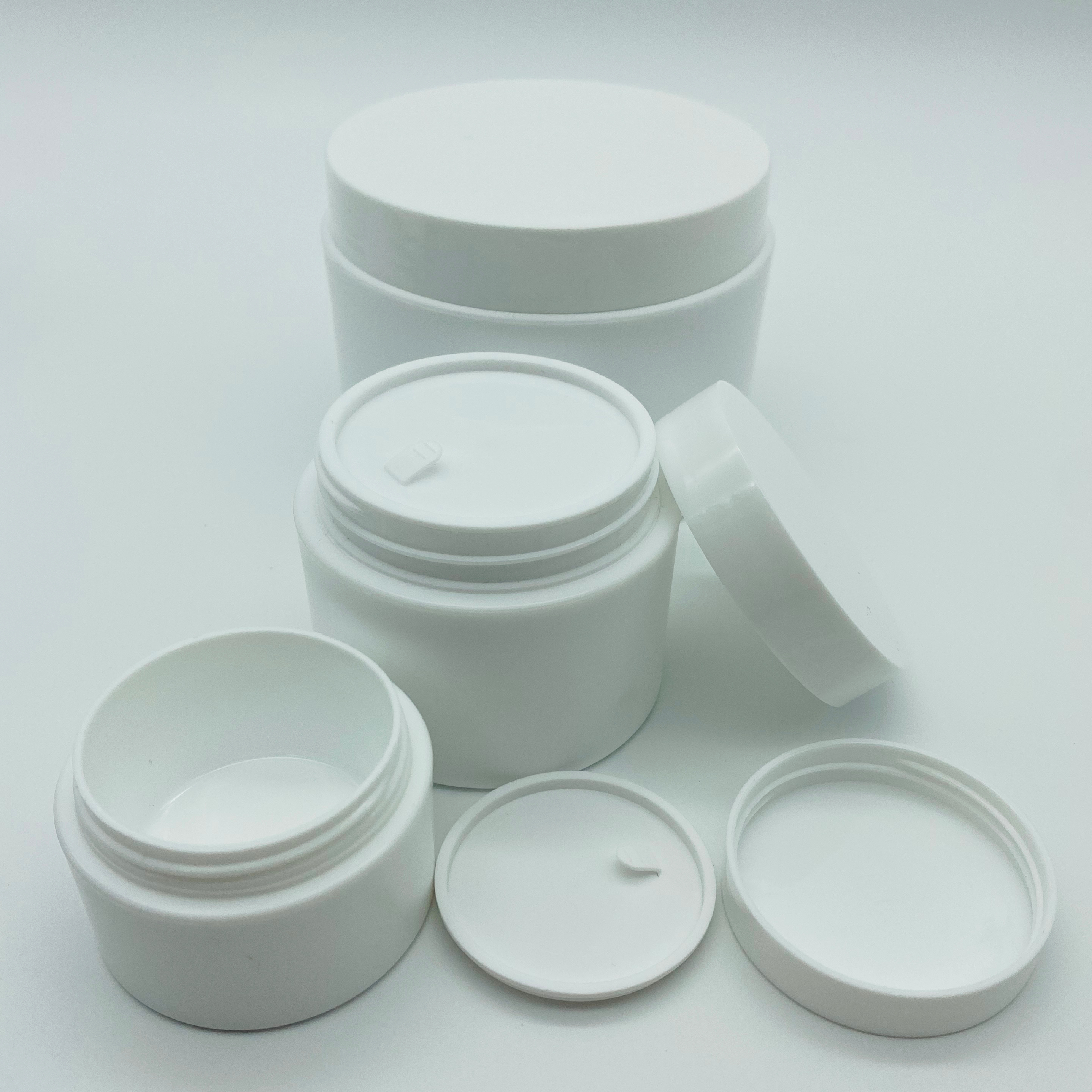 Thick wall double PP bottle Hand cream bottles Empty cream bottle 200 ml PP jar