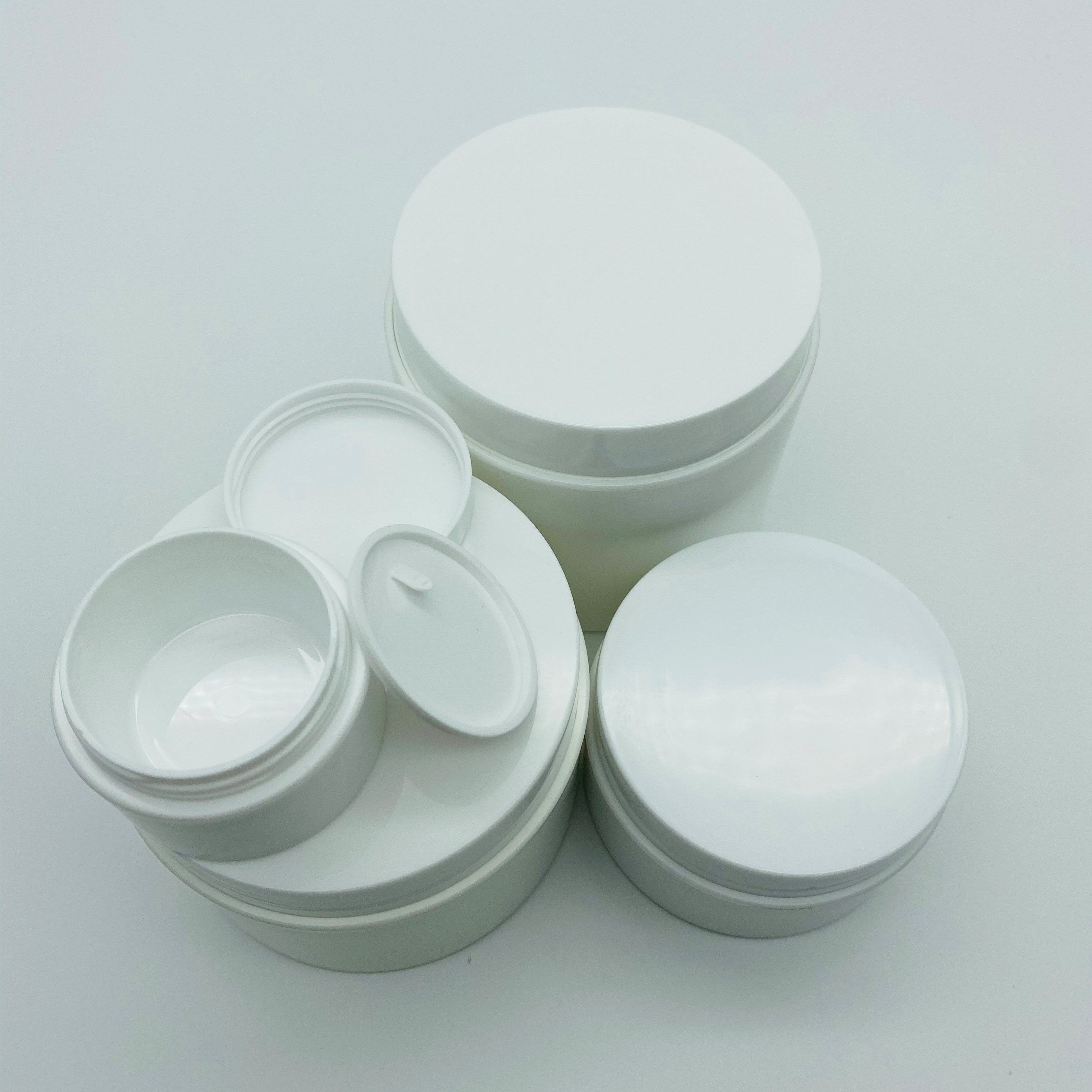 Thick wall double PP bottle Hand cream bottles Empty cream bottle 200 ml PP jar