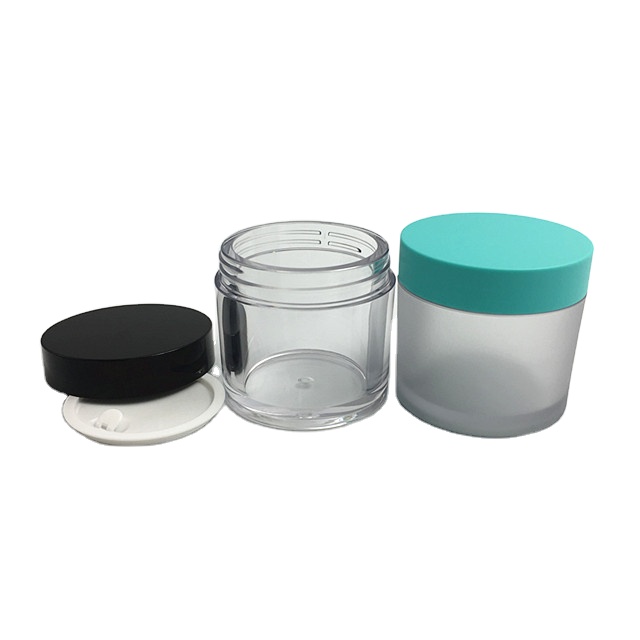 Thick wall luxury PETG material skin care cream jars
