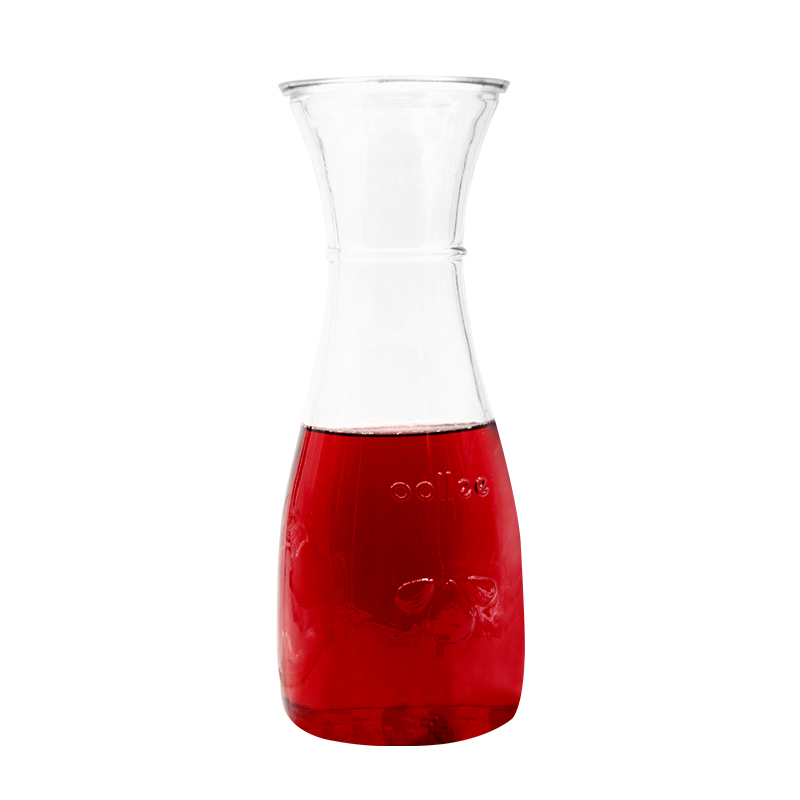 Thin Neck Shape Water Storage Glass Jar With Pp Cover