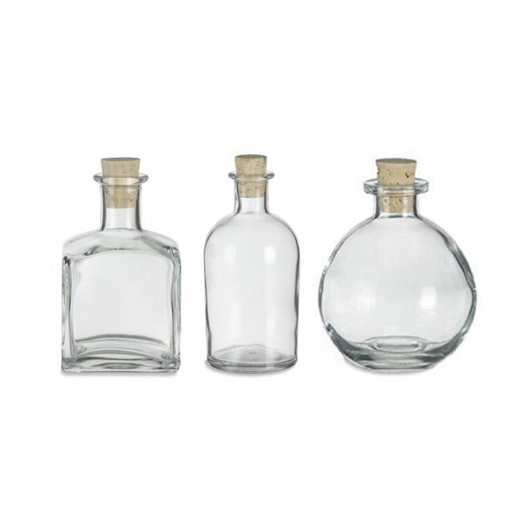 Three Sizes 8.5 oz Glass Bottles Corks for Aroma Diffuser Oils