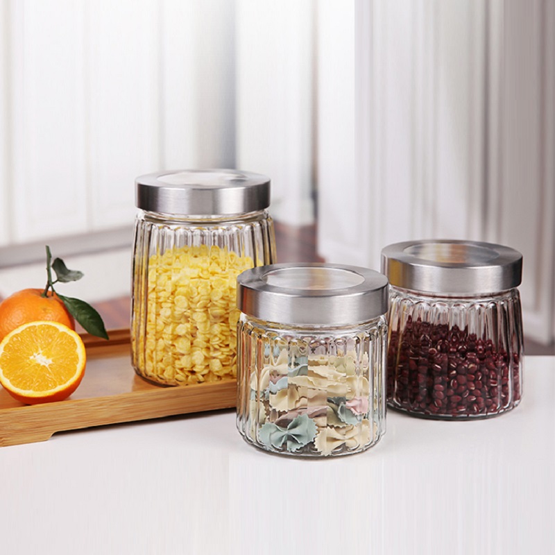 Tin cans manufacturer luxury candy jar round airtight food storage container 2oz jars with lids