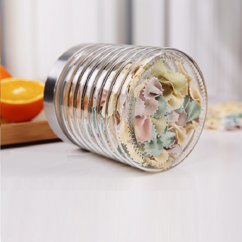Tin cans manufacturer luxury candy jar round airtight food storage container 2oz jars with lids