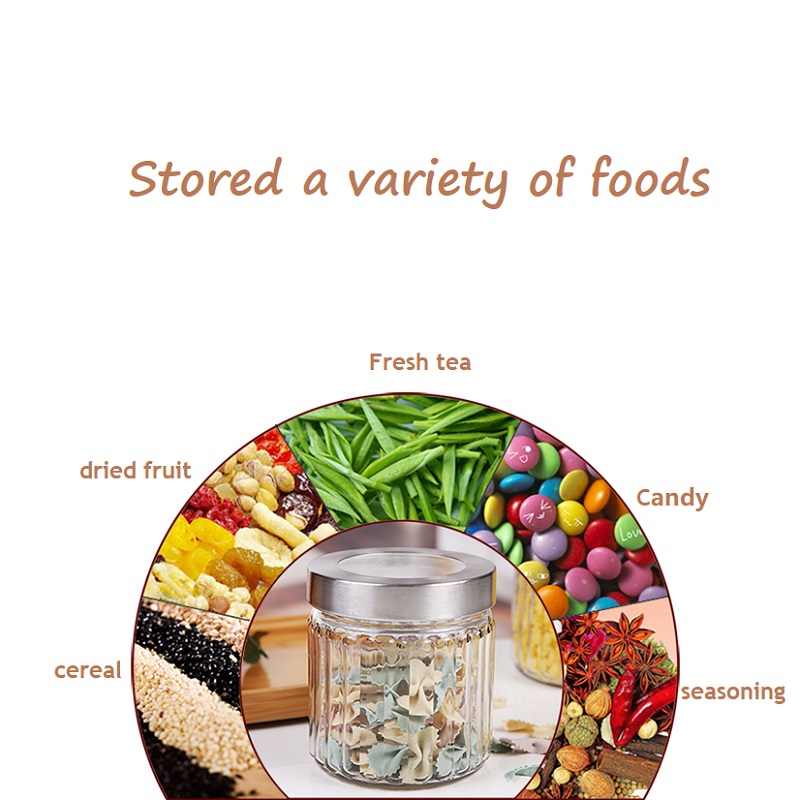 Tin cans manufacturer luxury candy jar round airtight food storage container 2oz jars with lids