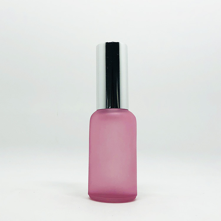 Tincture Bottles Pump Spray Cap Pink Matte 30ml Glass with Rose Gold Dropper Essential Oil Frost Personal Care Face Serum Custom