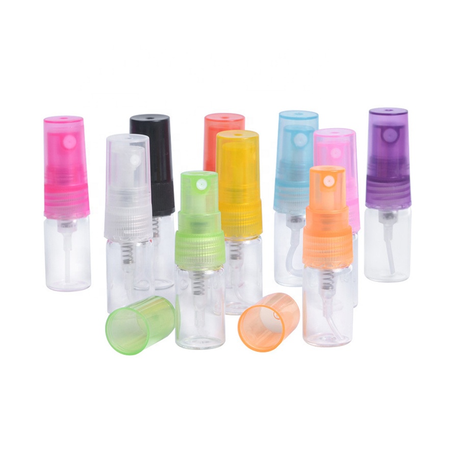 Tiny 2ml 5ml Parfume sample tester bottle perfume spray glass vial