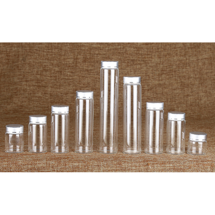 Tiny Small Clear Bottle Wholesale Glass Tube Vial With Caps