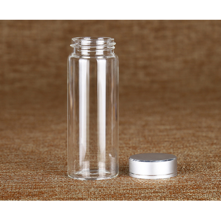 Tiny Small Clear Bottle Wholesale Glass Tube Vial With Caps