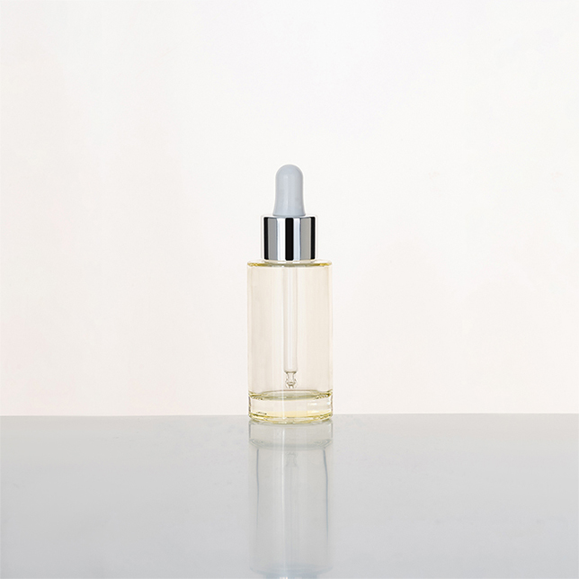 Top Dropper Pipette Wholesglass, 1 Oz White Glass Essential Oil Bottle With Wood Lid/